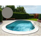 BWT Bazenska folija, ovalna 700 x 350 x 150 cm - siva - Debelina 0,8 mm / z obešalno obrobo P1 Cene