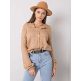 RUE PARIS Sweater-269-SW-5593.32-camel | Shoptok.si