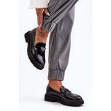 Boto Women's Loafers Moccasins On A Flat Heel Black Venla | Shoptok.si