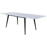 Venture Home Jimmy rastezljivi pravokutni blagovaonski stol 150 × 90 cm, bijeli | shoptok.hr