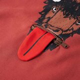 Dječja topla majica s kapuljačom tamnocrvena 104 | shoptok.hr