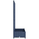  Vrtna žardinjera s rešetkom plavo-siva 80x40x121,5 cm PP | shoptok.hr