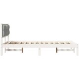  Konstrukcija postelje Svetlo siva 120 x 200 cm blago, (5000084144) Slike