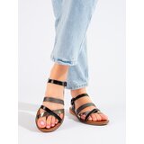 W. POTOCKI Women's leather sandals black Potocki | shoptok.hr