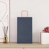  Papirnate vrećice 50 kom s ručkama plave 21x11x36 cm | shoptok.hr