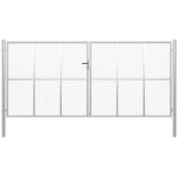 Vrata od pocinčanog čelika 415 x 250 cm srebrna | shoptok.hr