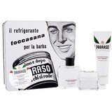 Proraso white darilni set balzam po britju White 100 ml + krema pred britjem 100 ml + krema za britje White 150 ml + kovinska škatla Cene