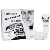 white darilni set balzam po britju White 100 ml + krema pred britjem 100 ml + krema za britje White 150 ml + kovinska škatla