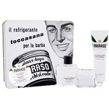 White darovni set balzam nakon brijanja White 100 ml + krema prije brijanja 100 ml + krema za brijanje White 150 ml + metalna kutija za muškarce