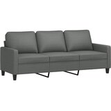  3-dijelni set sofa s jastucima tamnosivi od tkanine | Eponuda.ba
