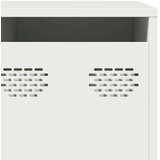 vidaXL TV omarica bela 202x39x43,5 cm hladno valjano jeklo | Shoptok.si