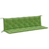  Jastuci za vrtnu klupu 2 kom zeleni 200x50x7 cm tkanina | shoptok.hr