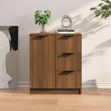  Komoda boja hrasta smeđi 60 x 30 x 70 cm od konstruiranog drva Cijene