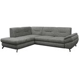 MID.YOU KOTNA SEDEŽNA GARNITURA, struktura, pliš siva | Shoptok.si