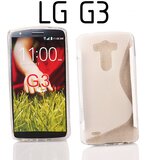  Gumijasti / gel etui S-Line za LG G3 - prozorni Cene
