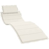  Jastuk za ležaljku prošarani krem 186x58x4 cm od tkanine | shoptok.hr
