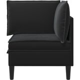 SOFA s pohranom Crna Baršun | shoptok.hr