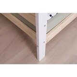 MID.YOU Nizka Postelja Soccer, Naravne Barve, Bela, Pravi Les, 90x200 | Shoptok.si