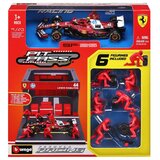 Bburago Bburago: F1 dirkalnik - Ferrari SF-25 Pit / Lewis Hamilton 1/43 Cene