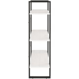 Ormarić za knjige s 3 razine bijeli 80x30x105 cm od borovine | Eponuda.com