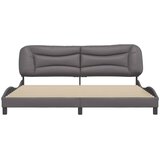  Okvir za krevet bez madraca Hvar sivi 200x200 cm od umjetne kože | shoptok.hr
