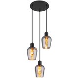 Globo 15627-3 - visilica na sajli ryan 3xE27/40W/230V prečnik 28,5 cm crna | Eponuda.com