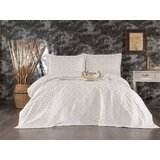 Antalya Merlin - Cream Cream Double Bedspread Set Cene