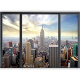  Foto tapeta - City behind glass 100x70 | shoptok.hr