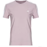 Adidas Majice s kratkimi rokavi W 3S T Vijolična
