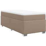 vidaXL Krevet s oprugama i madrac cappuccino 80x200 cm od umjetne kože Cijene
