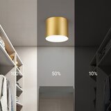  Immax NEO 07317L - LED prigušiva stropno svetlo RONDATE 18W/230V 11,5cm Wi-Fi Tuya zlatna | Eponuda.com
