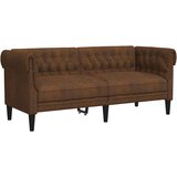  Dvosjed Chesterfield smeđi od tkanine | shoptok.hr