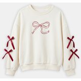 Sinsay Crewneck majica s pamukom i motivom mašni | shoptok.hr