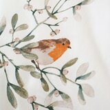 Catherine Lansfield Krem flanelska posteljina za krevet za jednu osobu 135x200 cm Mistletoe Robins – | shoptok.hr