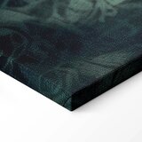  Slika - Oriental Pattern Carpet: Emerald Ornaments and Worn Patterns 120x80 Na talijanskom platnu | shoptok.hr