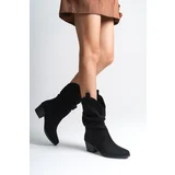 Capone Outfitters Suede Pull-On Women's Cowboy Boots