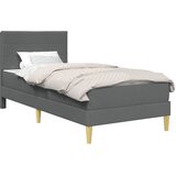  Okvir kreveta s madracem Tamno siva 90 x 190 cm tkanina | shoptok.hr