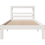  Okvir kreveta s uzglavljem bez madraca bijeli 90x200 cm - Bijela 90 x 200 cm | shoptok.hr