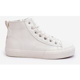 Big Star Women's Zip-Up Padded Sneakers White | Shoptok.si