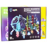 Magnetic Space Blocks Ball Track Luminous People 120 pcs. | Shoptok.si
