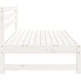  Srednja vrtna sofa bijela 120 x 80 cm od masivne borovine | shoptok.hr