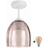 Brilagi LED plafonski luster R GLASS 1xE27/60W/230V Ø 17 cm bela/dimljeno bež Cene
