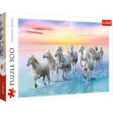 Puzzle 500 pcs. White horses galloping Trefl 37289 Puzzle 500 pcs. White horses galloping Trefl 37289 Slike