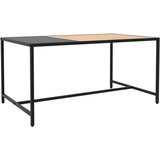 Unique Furniture Črna/naravna mizica 60x100 cm Altino – | Shoptok.si