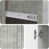  Kreveta Betonska siva 66 x 34,5 x 91,5 cm Konstruirano drvo | Eponuda.com
