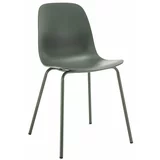 Unique Furniture Zelena plastična blagovaonska stolica Whitby -
