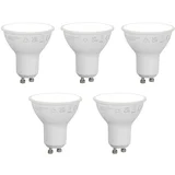 Komplet 5 Pametne zatemljive LED žarnice GU10 50 mm Opal 7 W 630 lm 4000 K