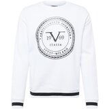 19V69 ITALIA Sweater majica 'BEN' crna / prljavo bijela | shoptok.hr