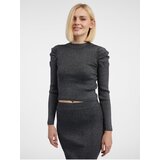 Orsay Women's Sweater Top Dark Grey - Women Cene
