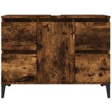 Ormarić za umivaonik boja dimljenog hrasta 80x33x60 cm drveni | Eponuda.com